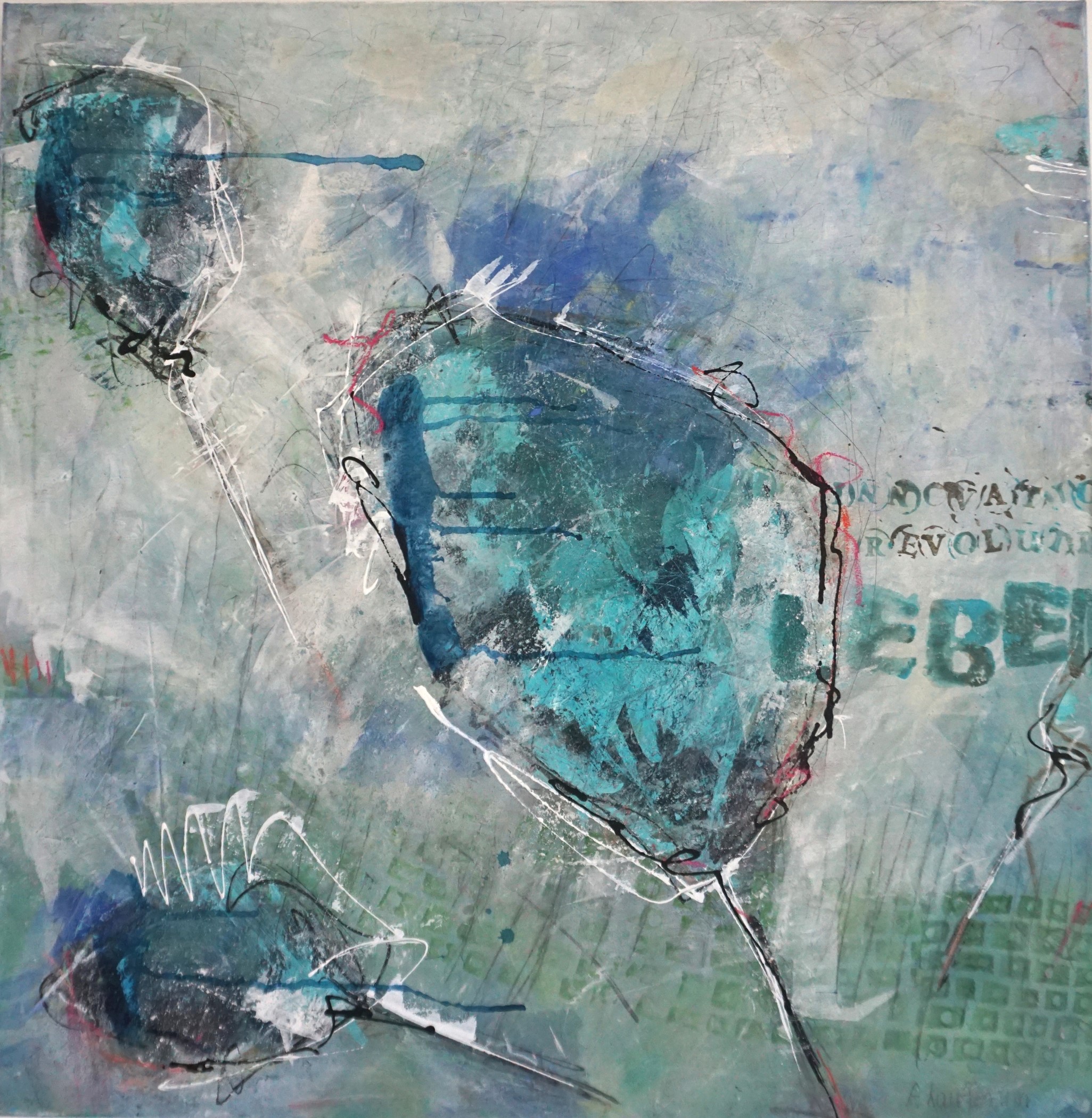 Evolution I – Acryl auf Leinwand