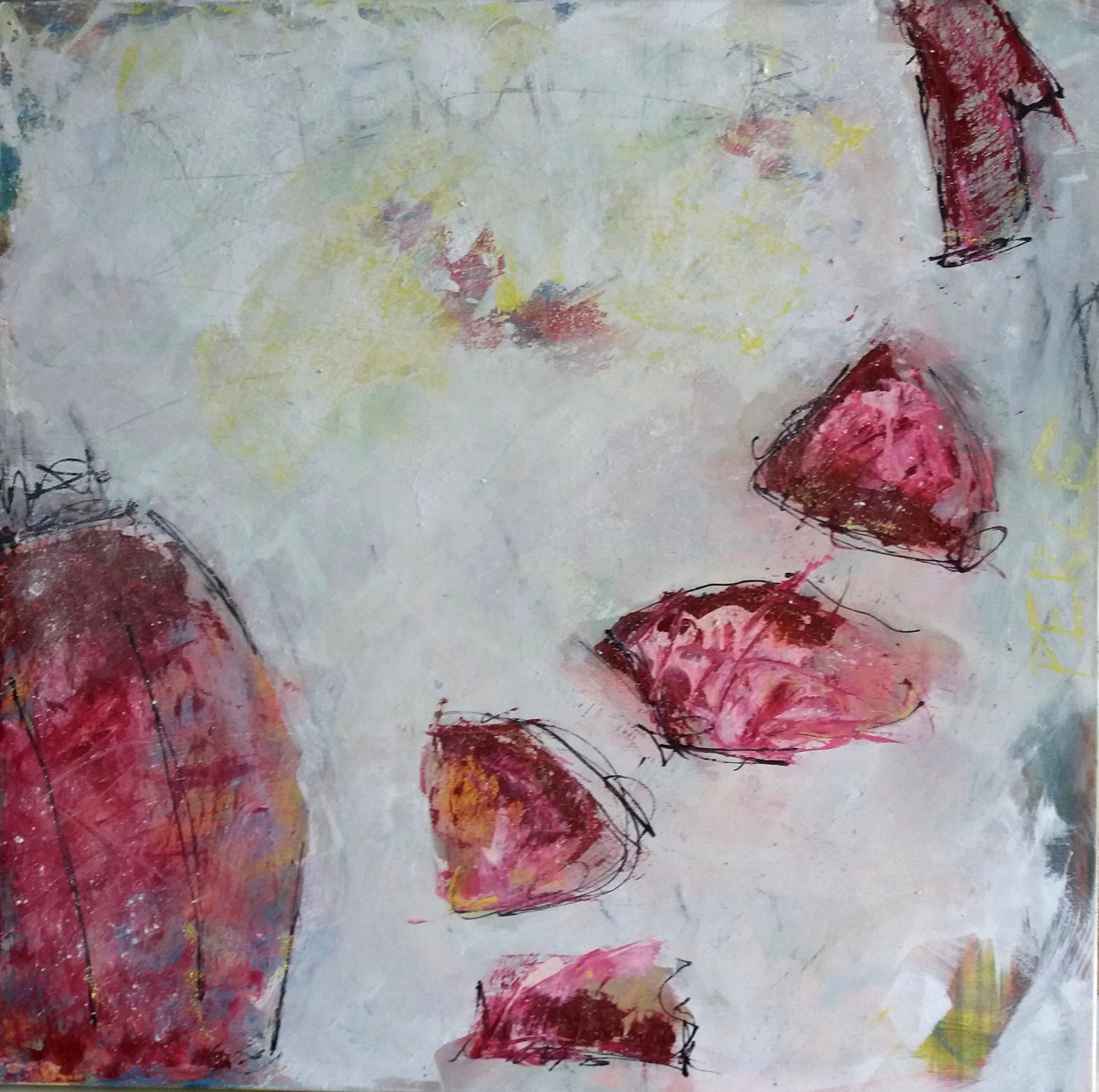 Perlentaucher – Acryl auf Leinwand