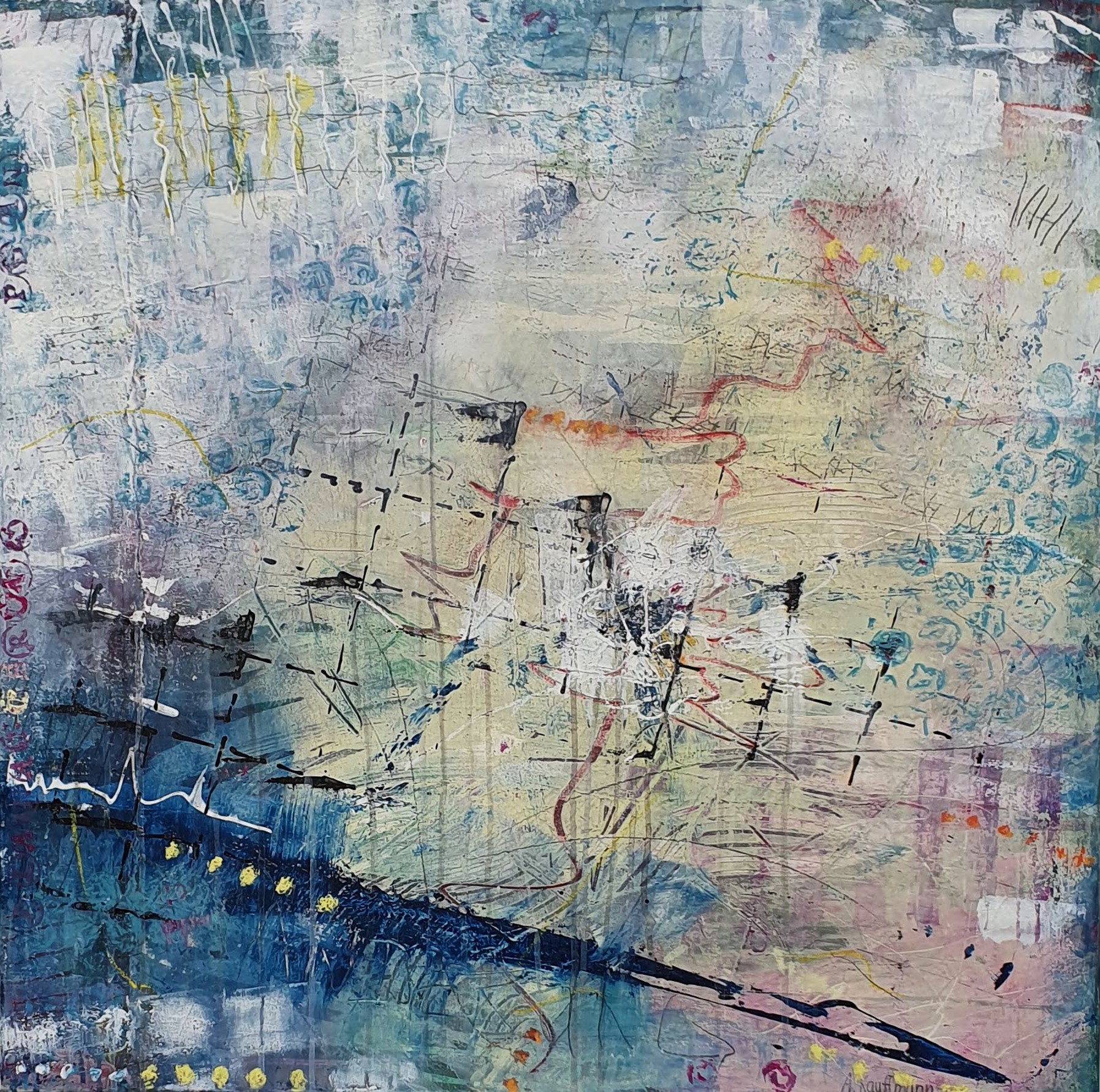 Planänderung – Acryl auf Leinwand