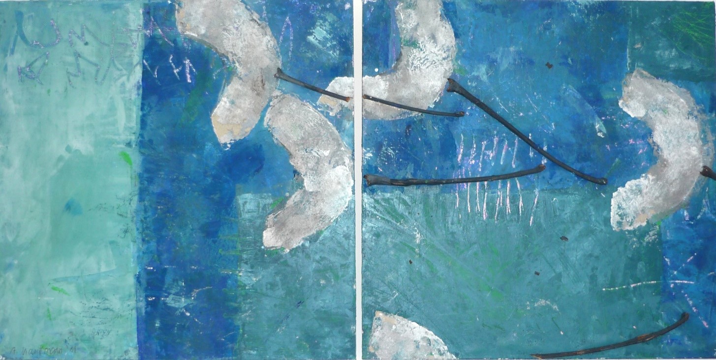 Pollenflug – Acryl auf Leinwand