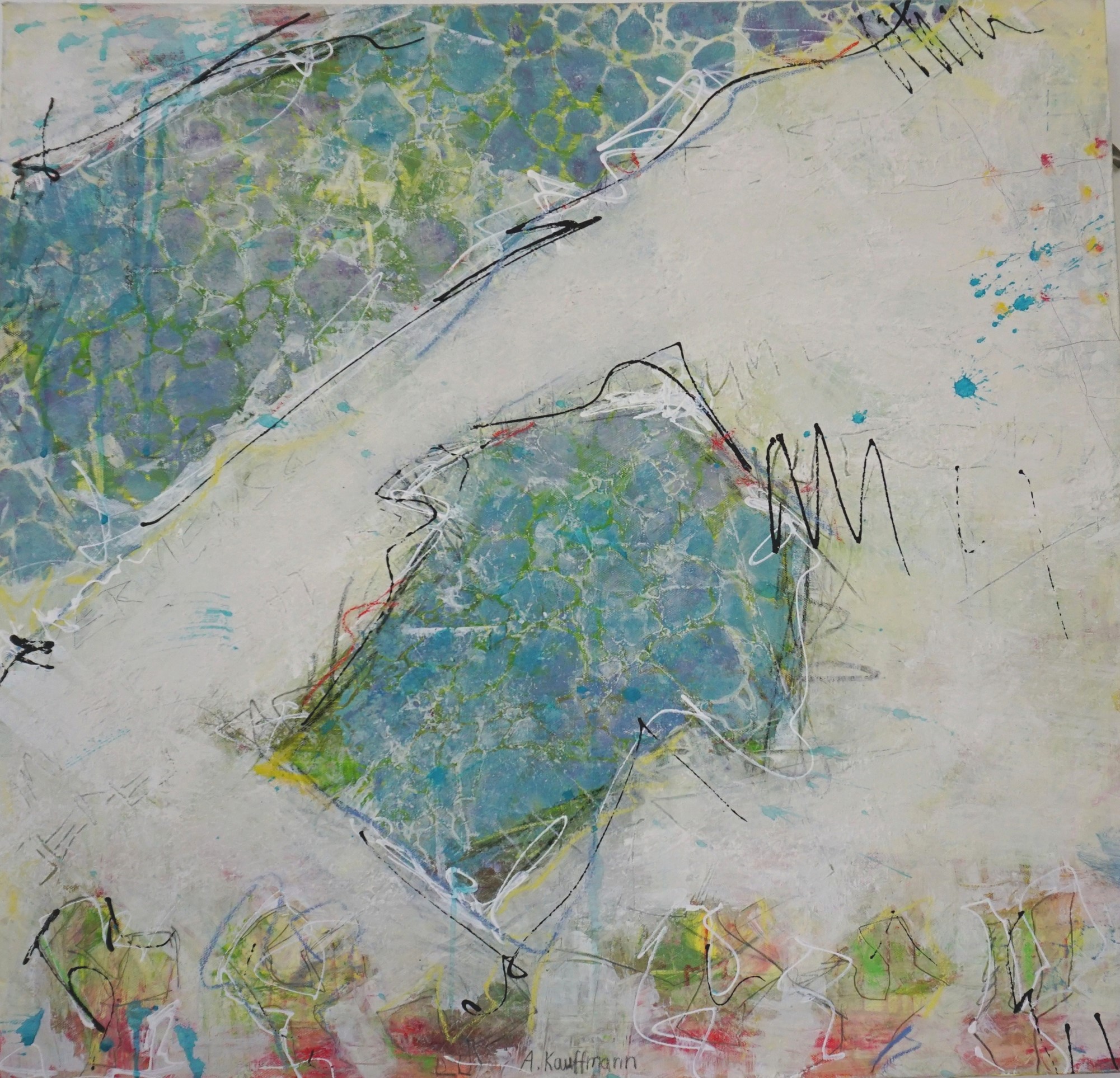 Völlig losgelöst – Acryl auf Leinwand